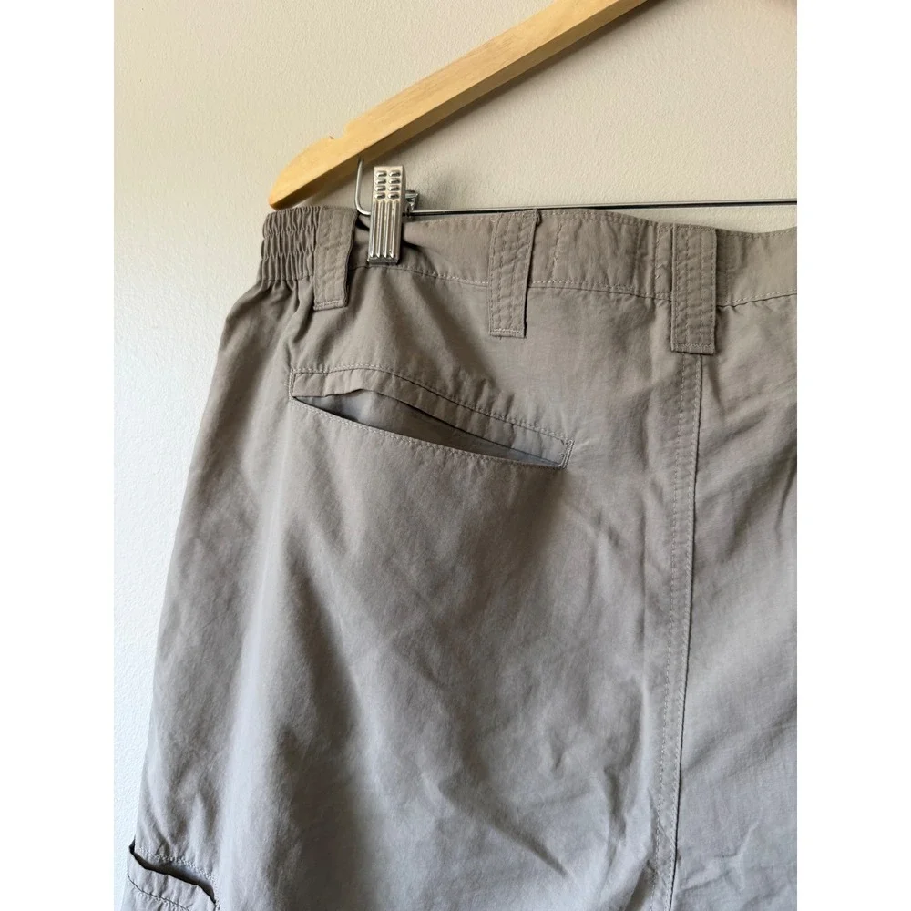 Red Head Brand Co Cargo Hiking Shorts 38 Khaki Tan Nylon Outdoor Utility